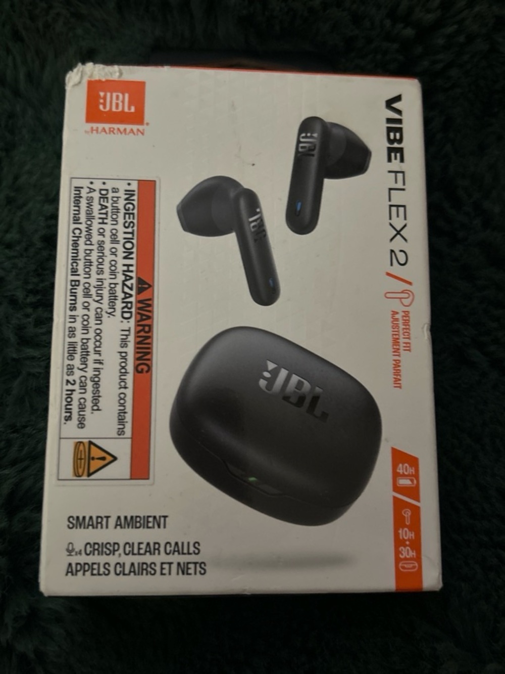 JBL Vibe Flex 2 True Wireless Earbuds - Black